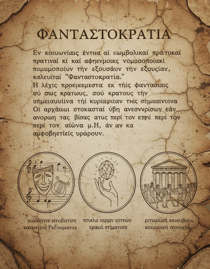 Erstnennung des Begriffs Fantastokratie in einem historischen Dokument